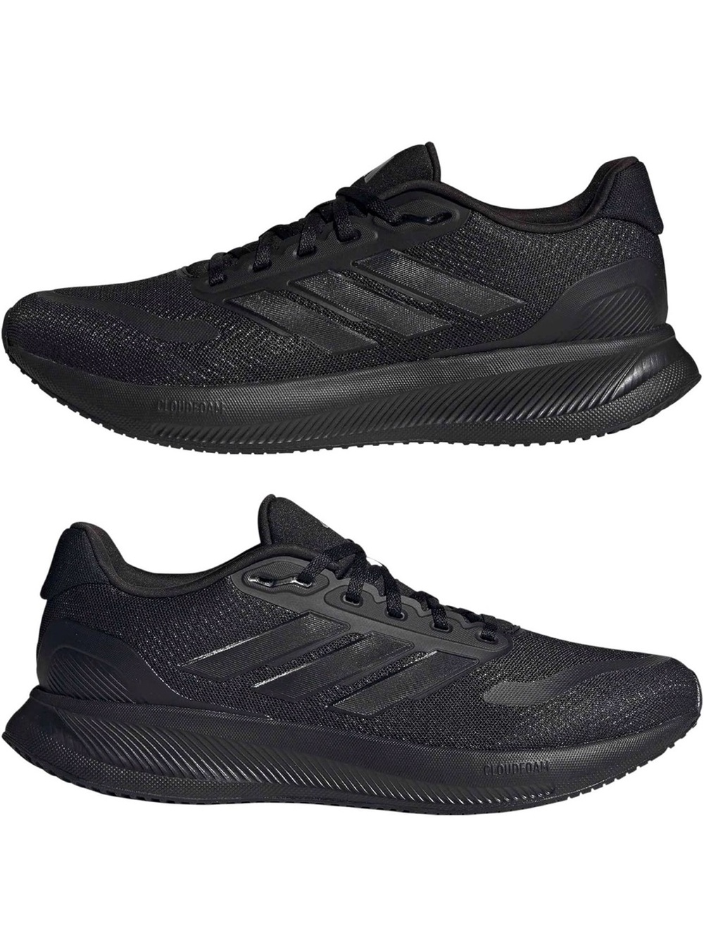 adidas Men’s Runfalcon 5 Running Shoes – All-Black Design